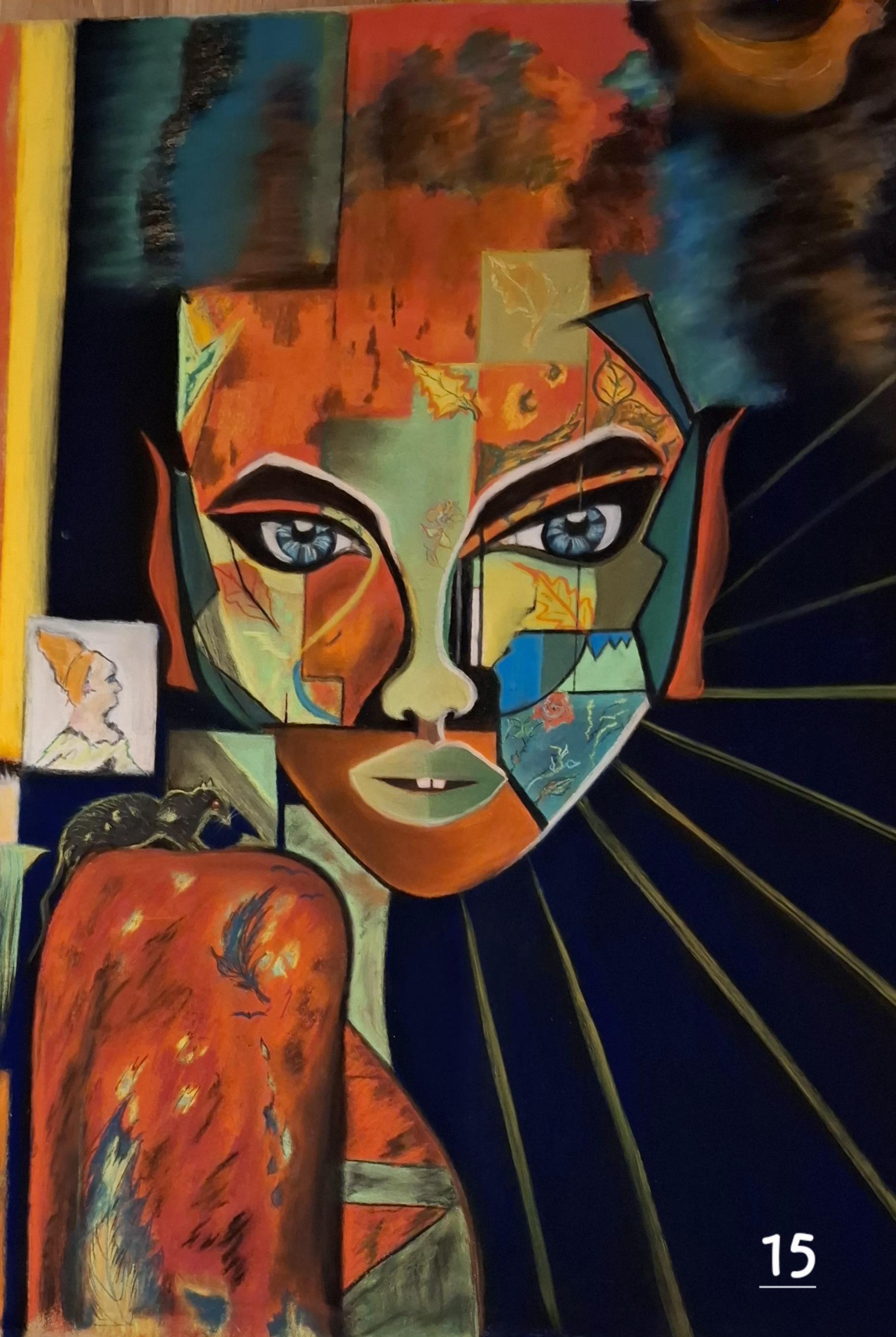 Mécanique - Pastel sec 60x46 par Marie-Ange Amatulli