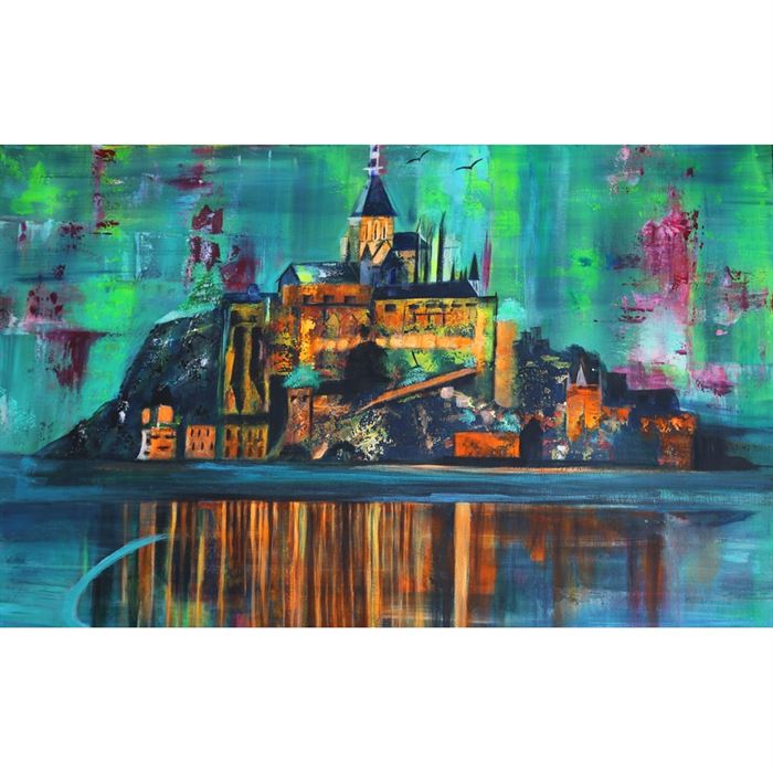 Mont Saint-Michel - Toile acrylique 60x80 par Marie-Ange Amatulli